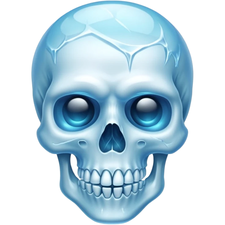 Tête de mort gelé emoji