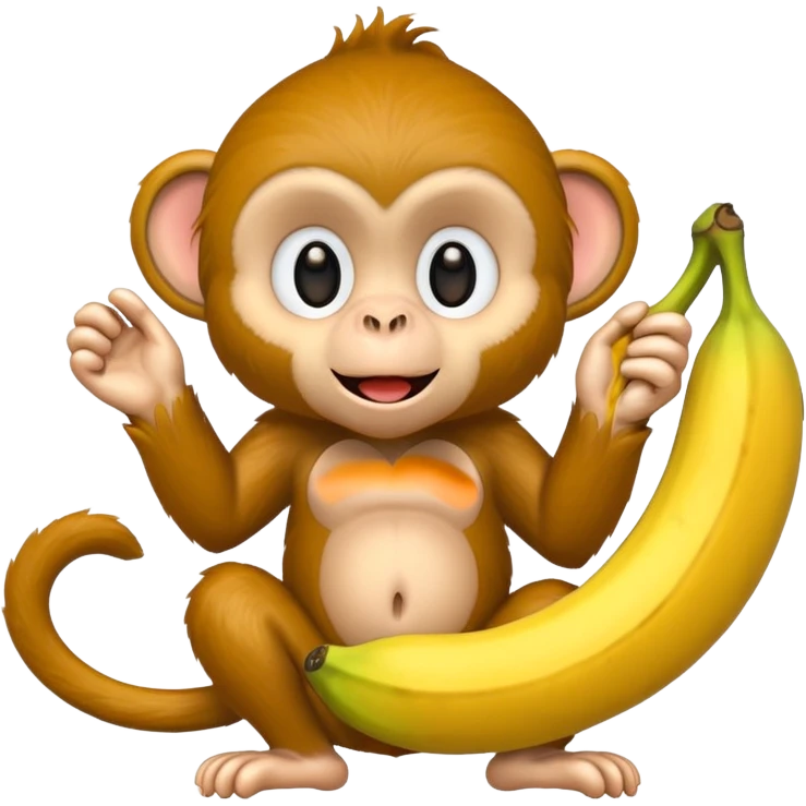 Fruity monkey emoji