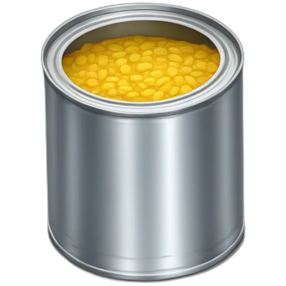 A tin can on the phone  emoji