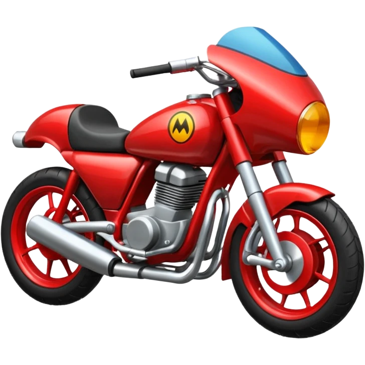 Moto roja emoji