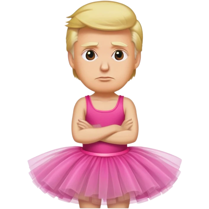 trump in a tutu emoji