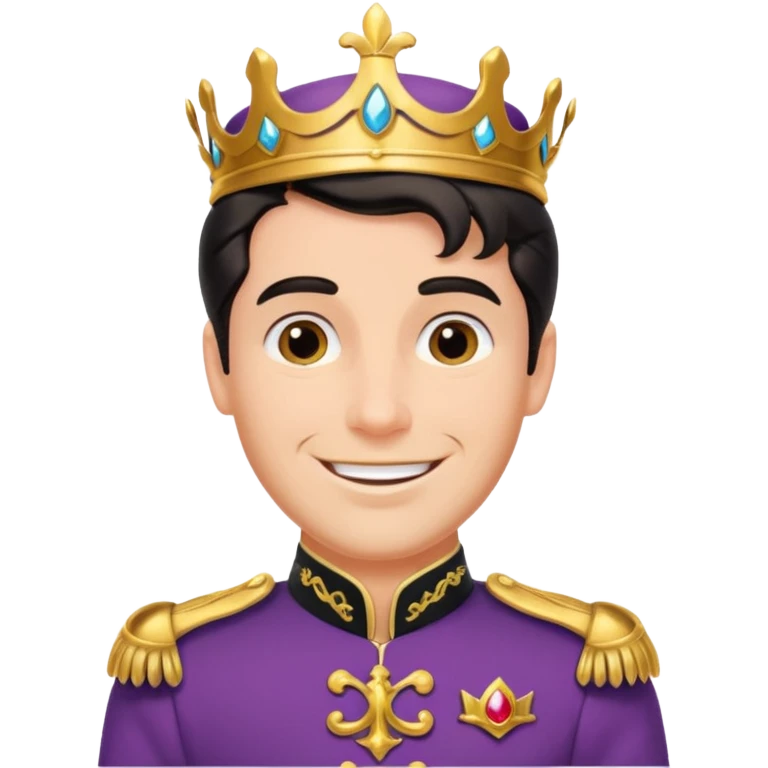 old adult prince eric with prince uniform emoji