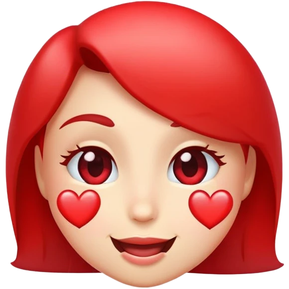 flirty winking face with heart emoji