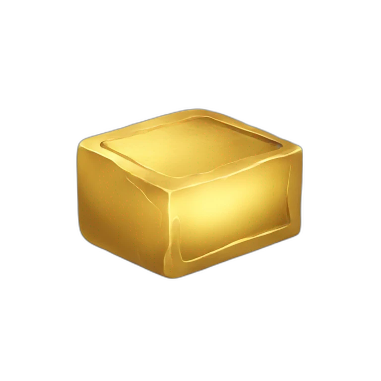 Golden ingot  emoji