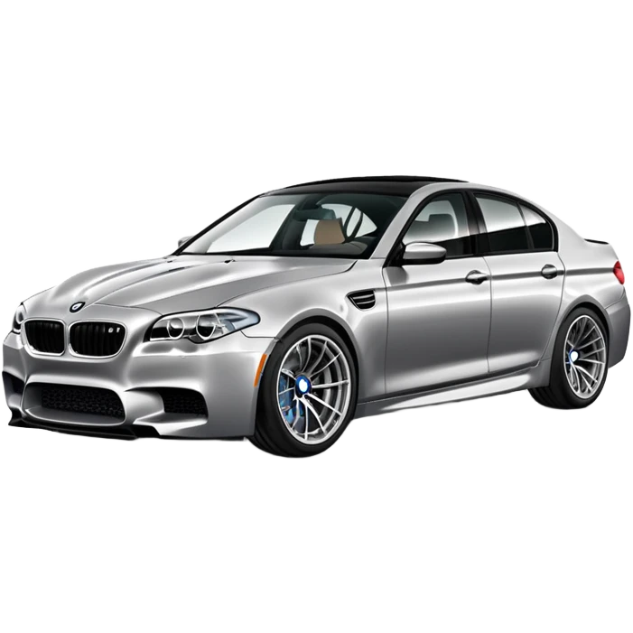 BMW M5 sports car emoji