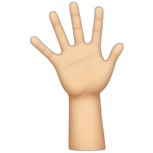 Hands up emoji