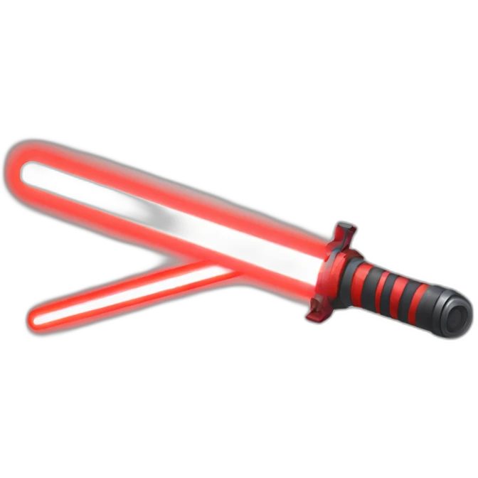 lightsaber red emoji
