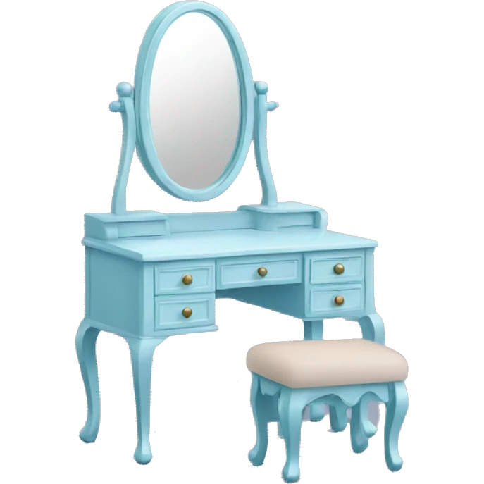 light blue vanity emoji