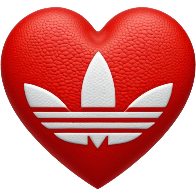 Adidas stripes heart emoji