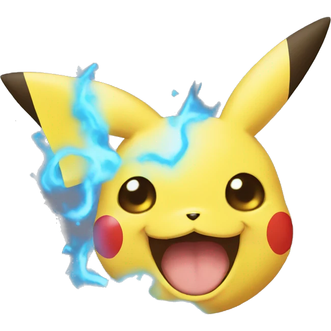 pikachu face laugh emoji