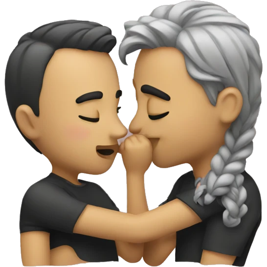 kiss-kiss emoji
