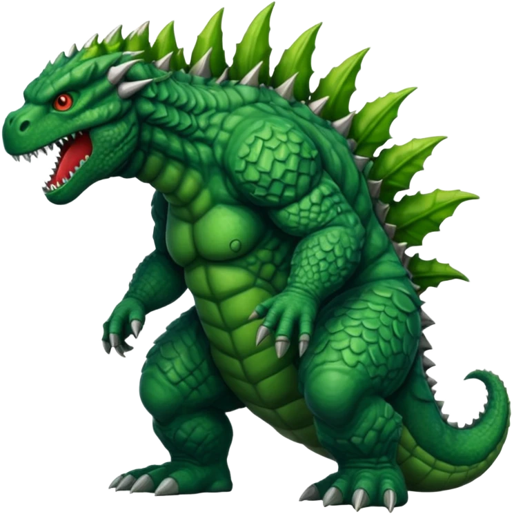 Godzilla evolved emoji