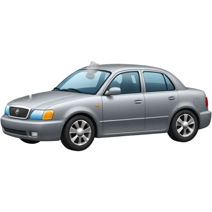 smoke coming out of a car exhaust emoji