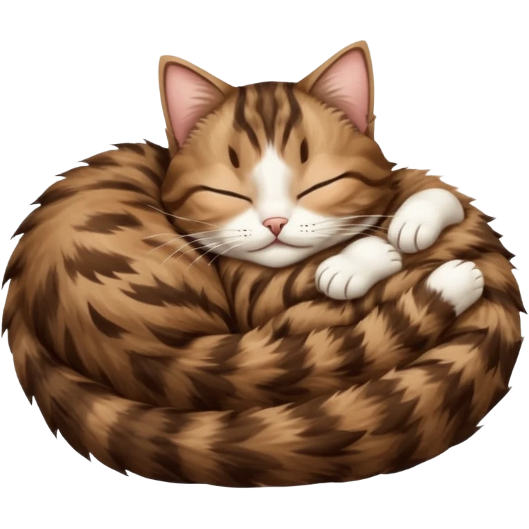 dark brown tabby and white cat sleeping in funny positions upside down emoji