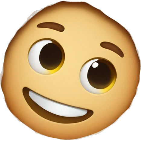 A warm cinnamon roll  emoji