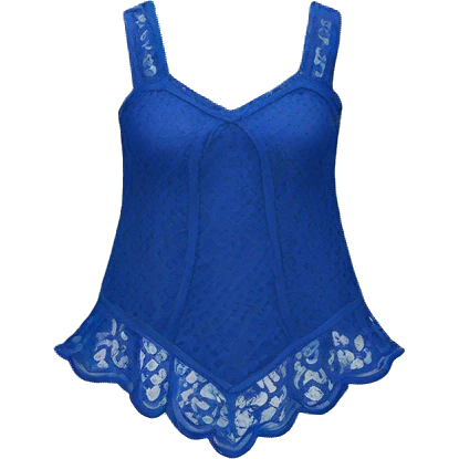 Royal blue lace top  emoji