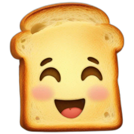 toast-with-face emoji