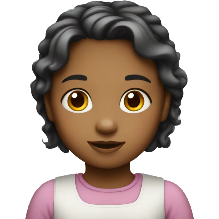 Apple iPad little girl emoji