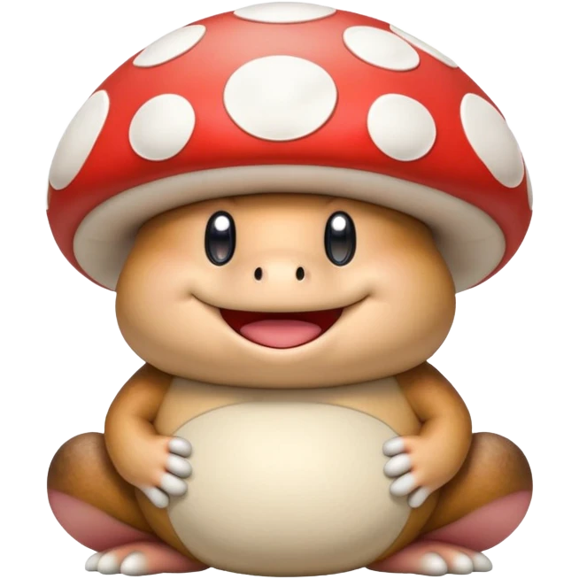 Super Mario toad  emoji