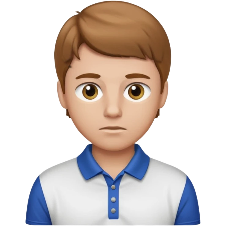 A GOLF PLAYER YOUNG MAN LIGTH BROWN HAIR emoji