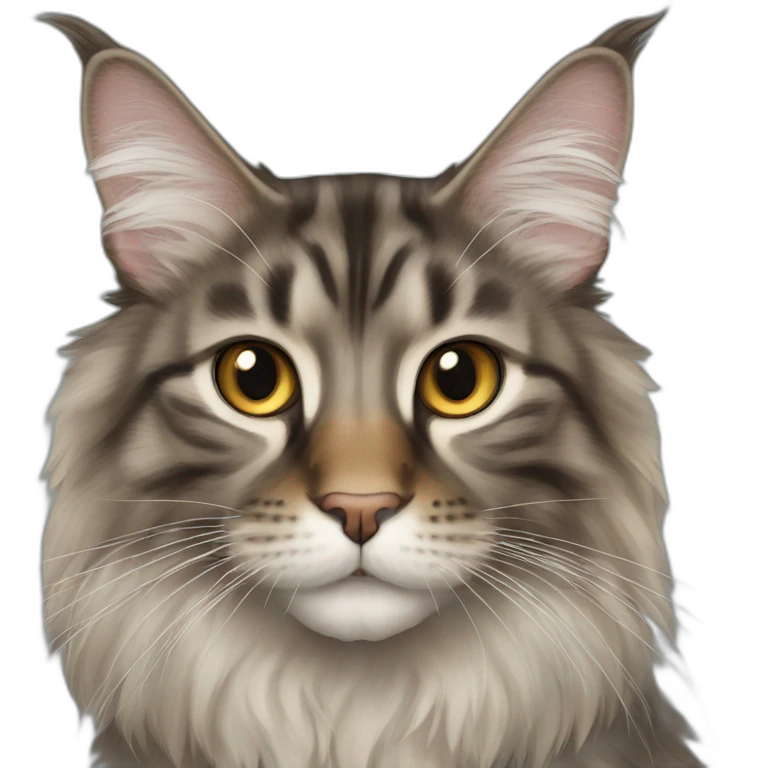 Maine coon cat emoji