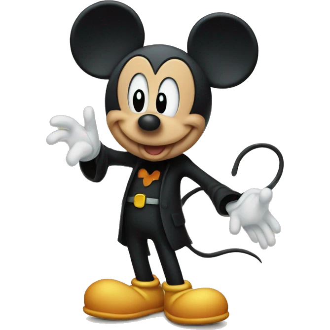 Halloween Mickey Mouse emoji