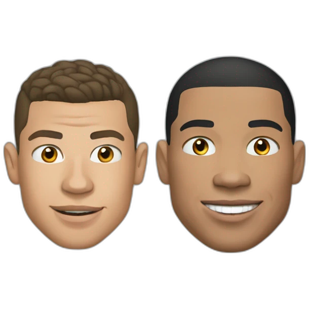 Mbappé et Ronaldo emoji