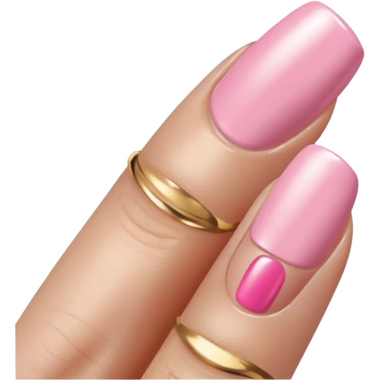 light pink nail polish emoji