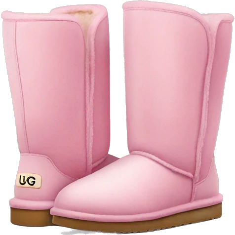 Ugg shoes that are pink emoji