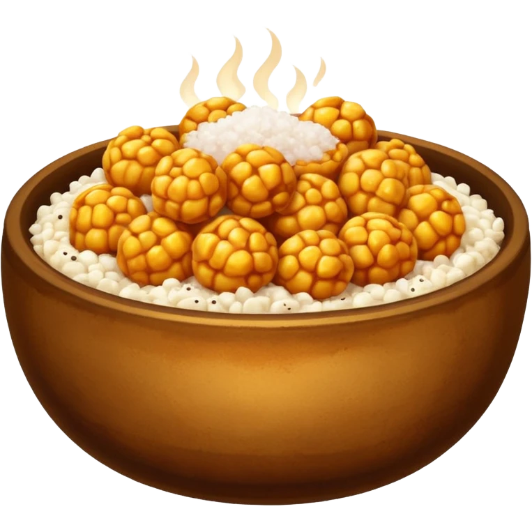 Roasted makhana bowl emoji