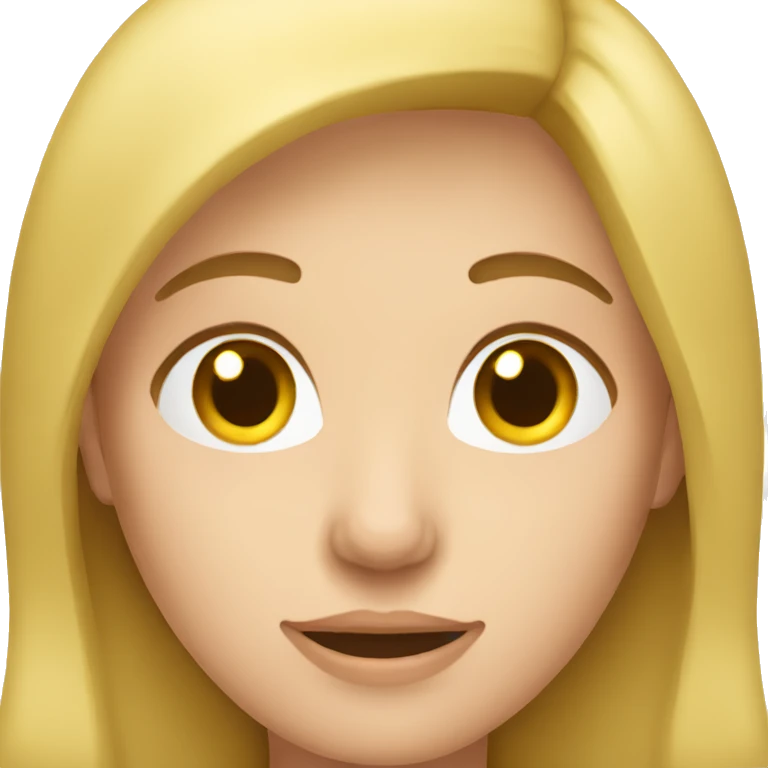 Caucasian Woman with open mout emoji