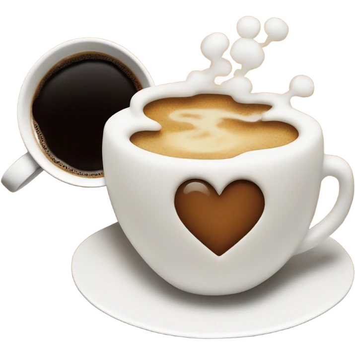 valentine`s day cup of coffee emoji