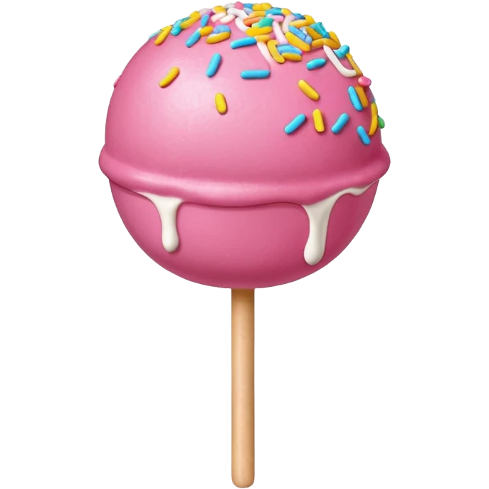 pink cake pop emoji