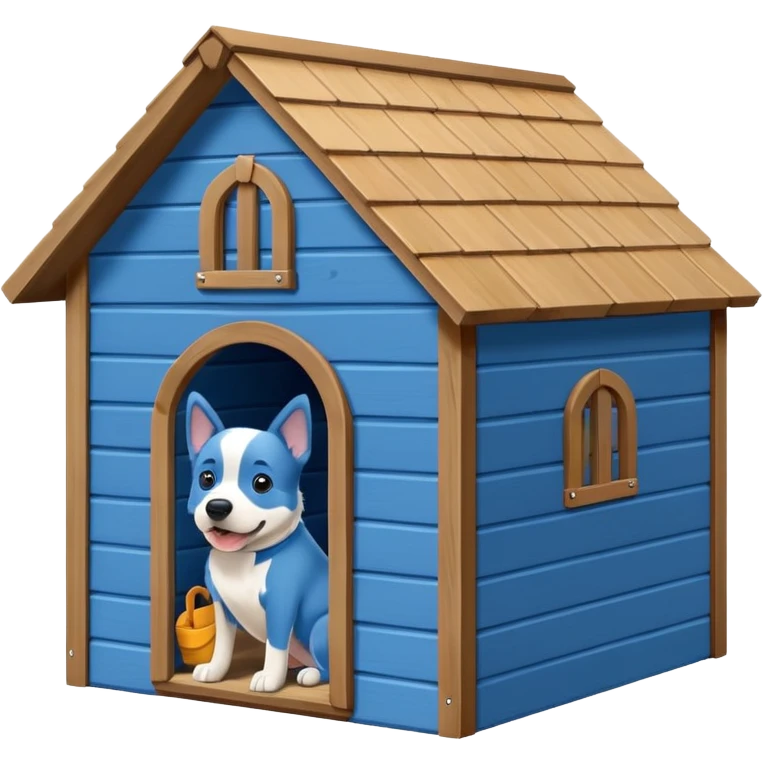 blue dog kennels emoji