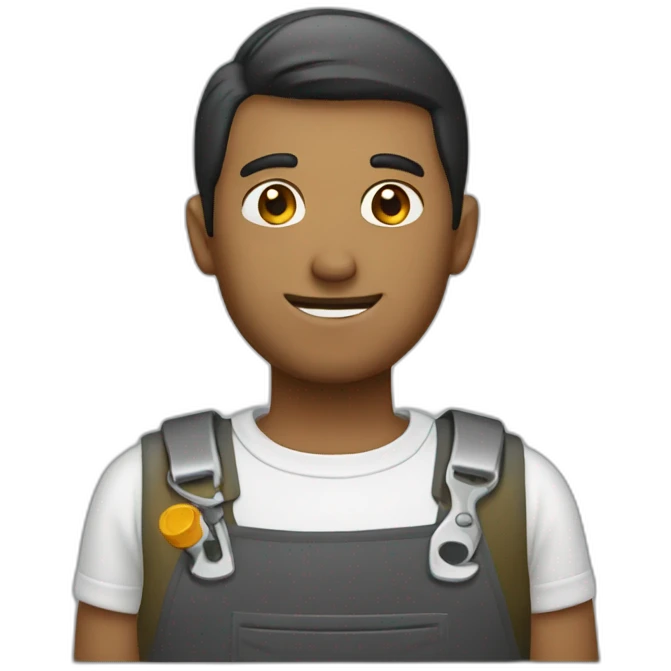 Man car repair emoji
