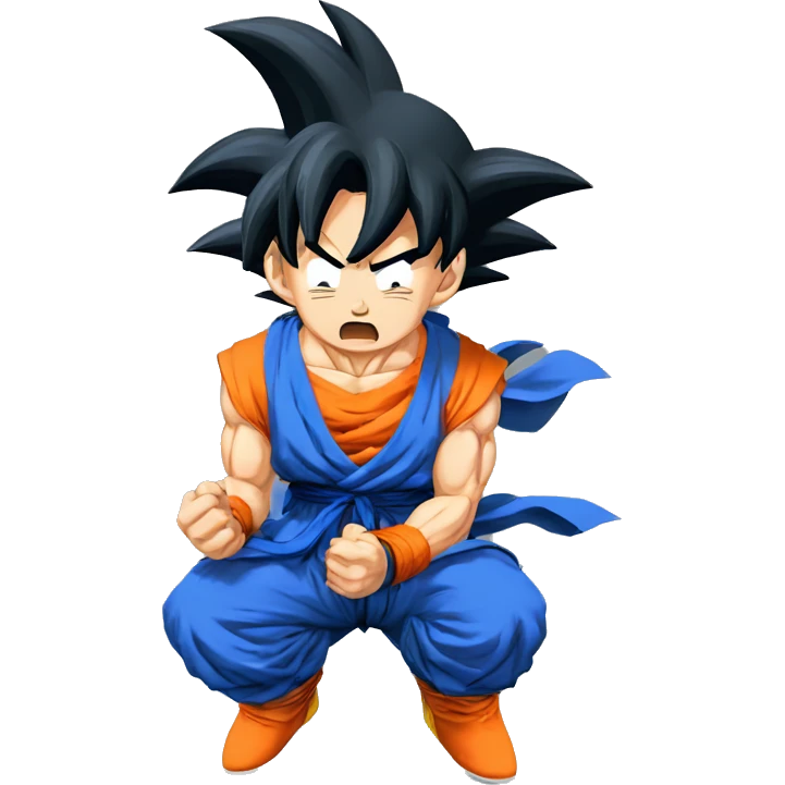 goku llorando emoji