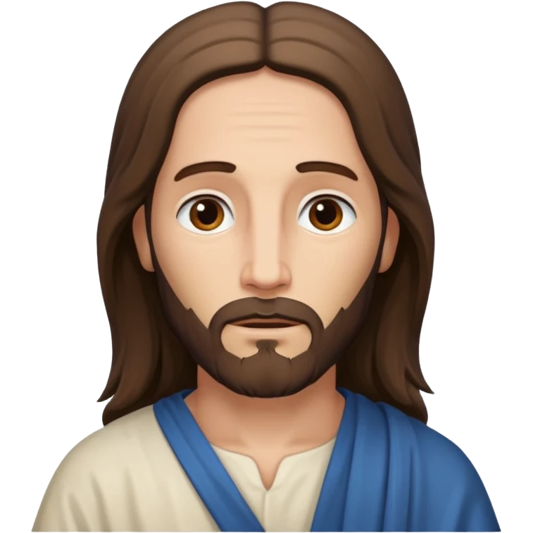 Jesús de Nazareth con la frase amén emoji