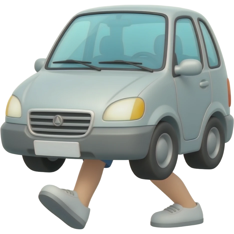 Yürüyen araba emoji