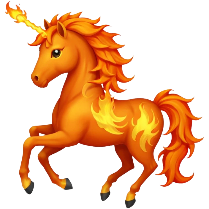 fire horse emoji
