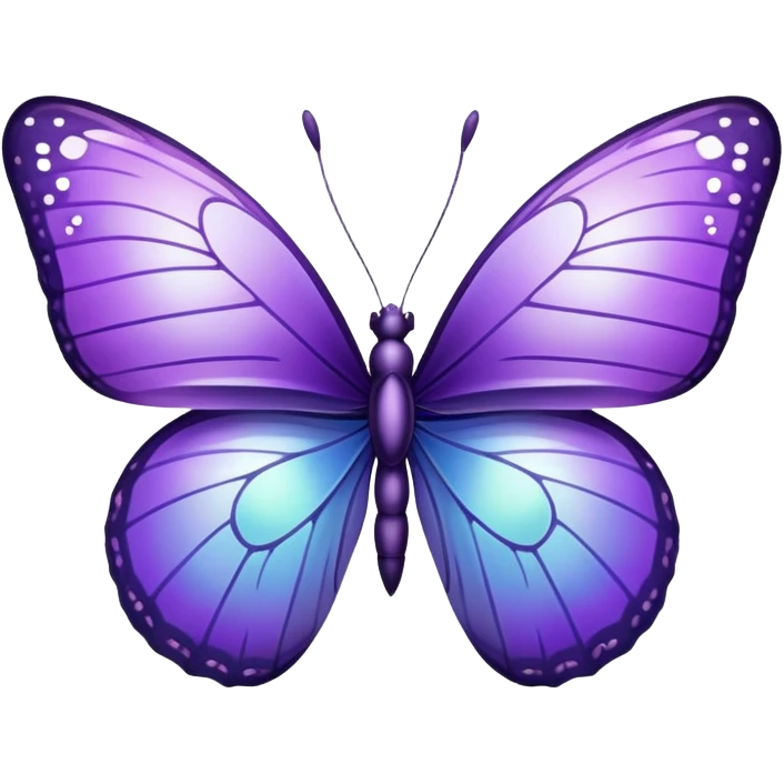 Violet butterfly emoji