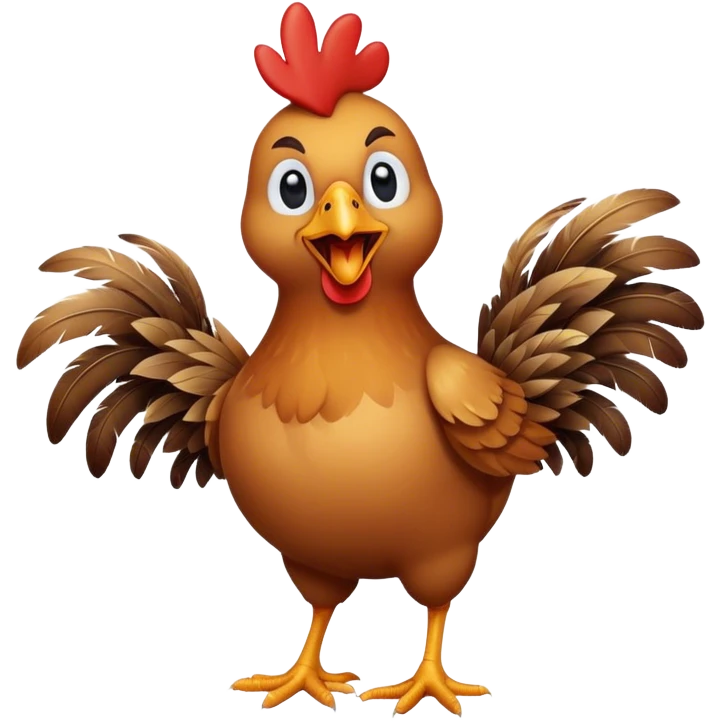 chicken dancing emoji