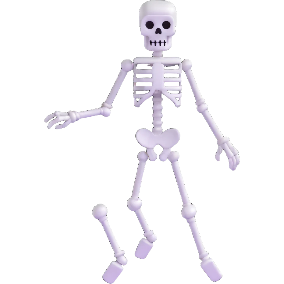 Minecraft skeleton emoji