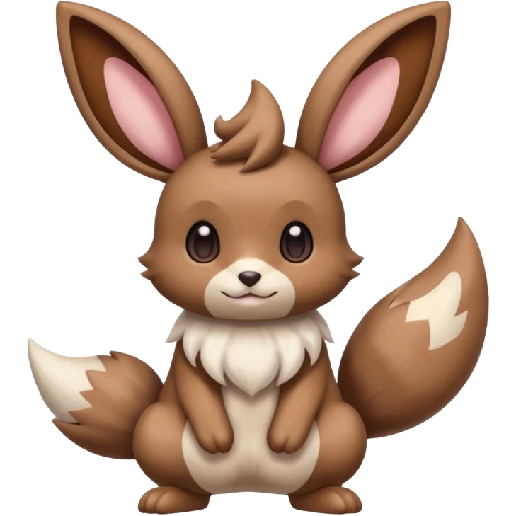 Buneary-Lopunny-Eevee-Minccino-fusion emoji