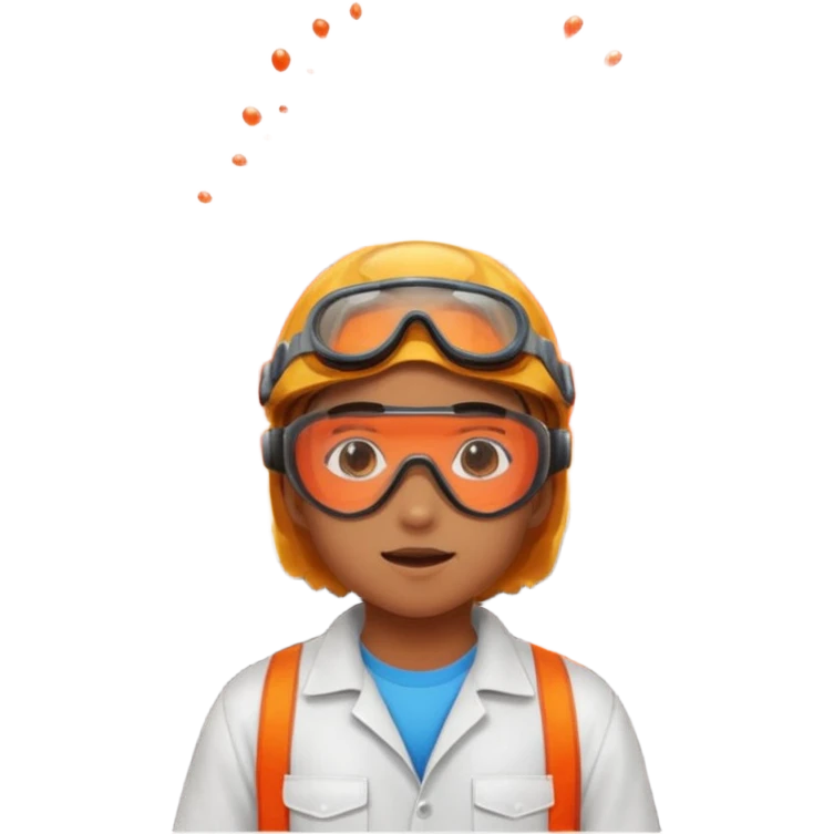 Volcano Experiment of  a kid  emoji