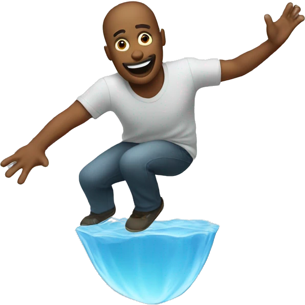 floating man emoji