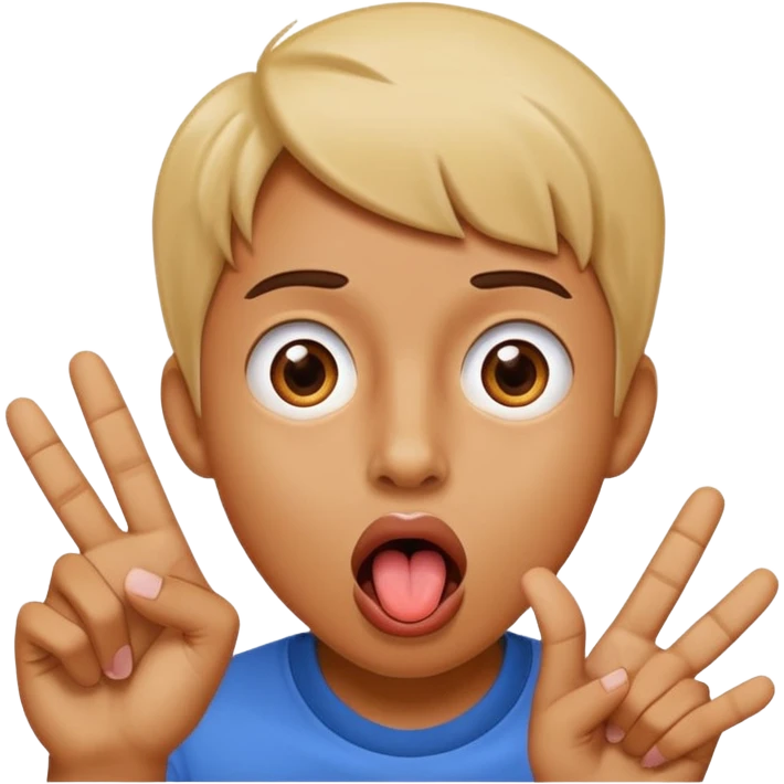 🤤👂👂🤟 emoji