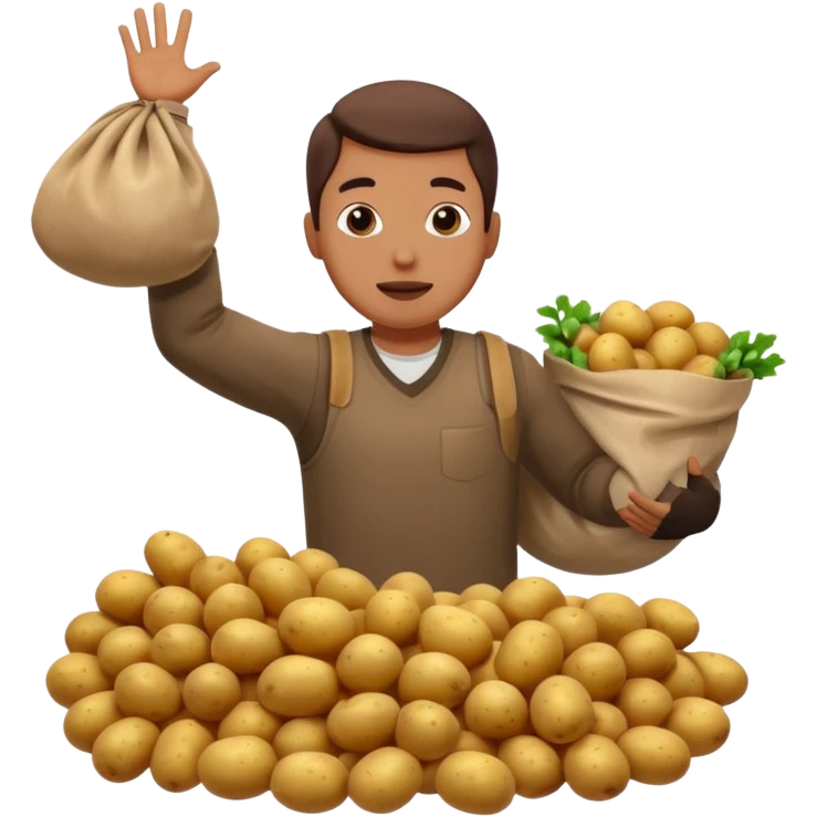 throws sack of potatos emoji