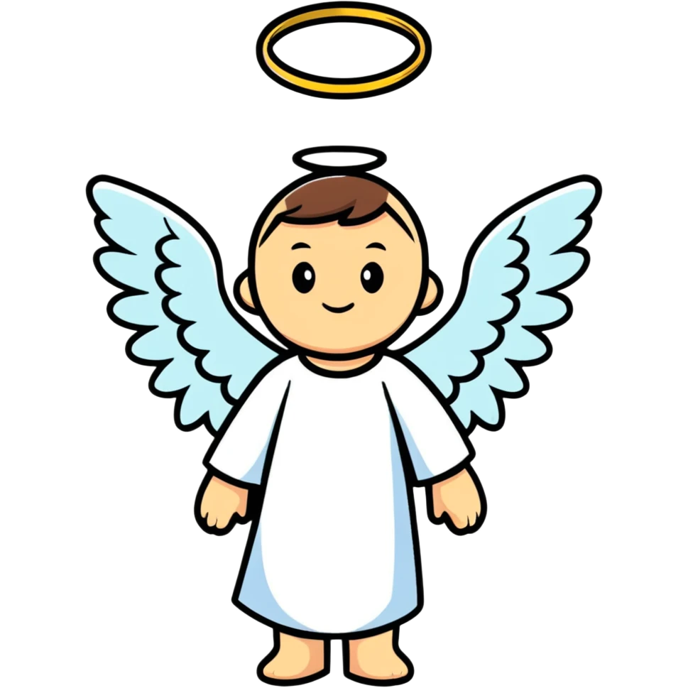 Angel in the morning (use the song for help) emoji