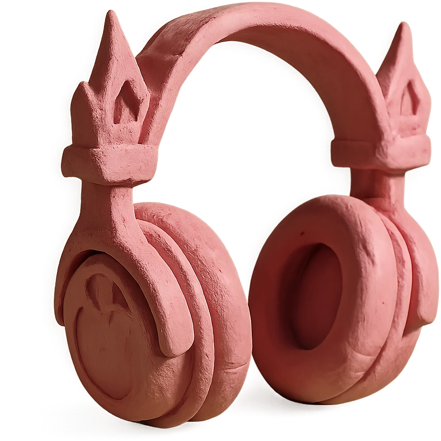 pink gothic headphones emoji