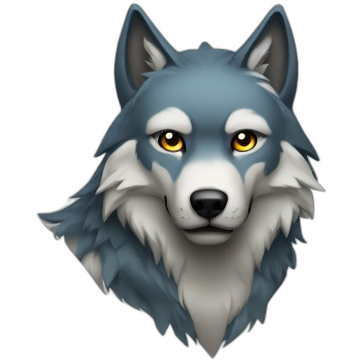 cyber wolf emoji